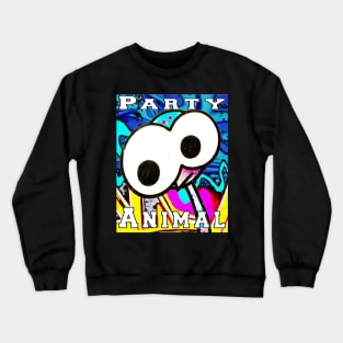 party Animal Emu Graffiti Art 7 Crewneck Sweatshirt